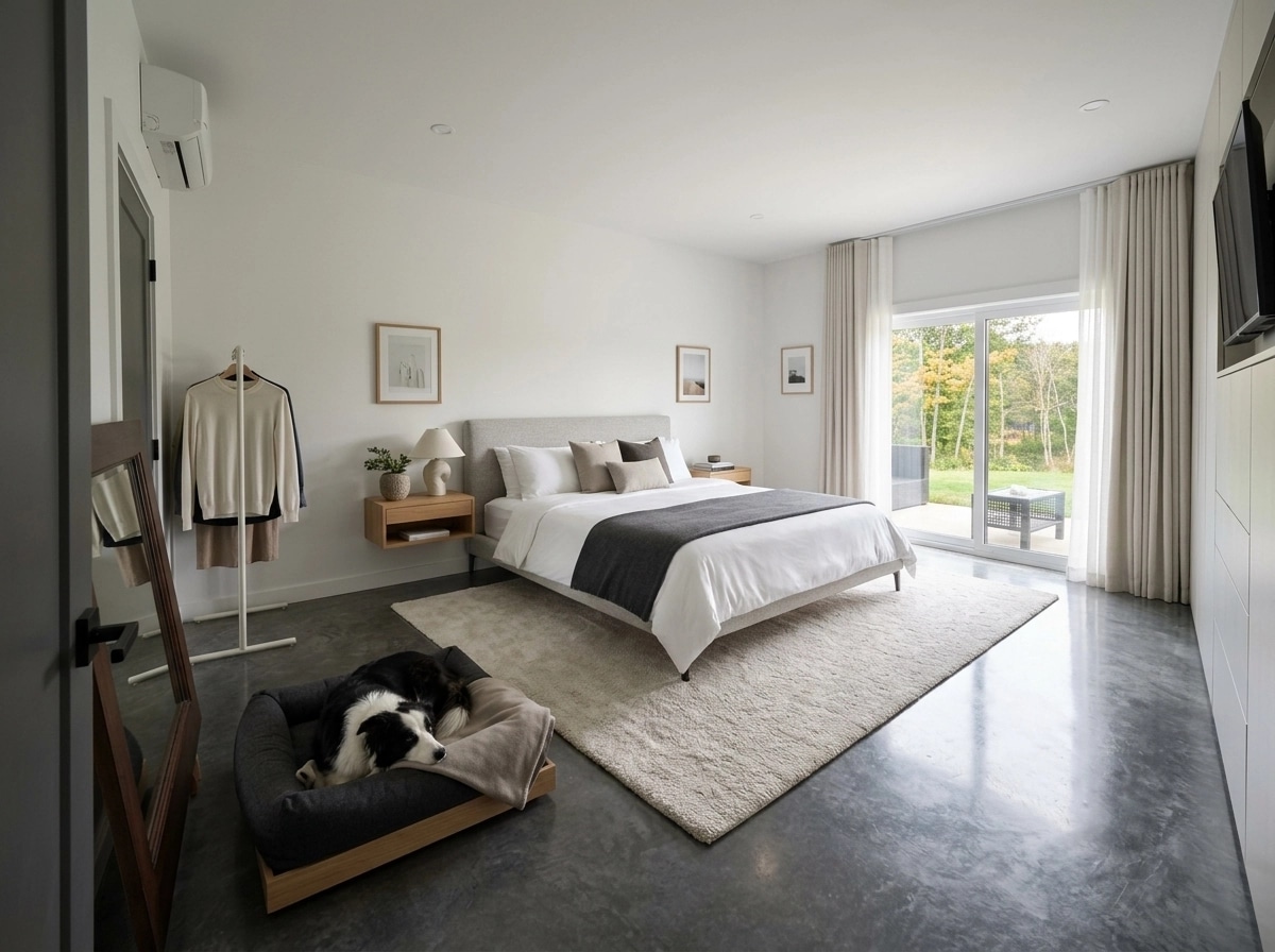 Minimalism Bedroom design — interior photo by GenRoom AI