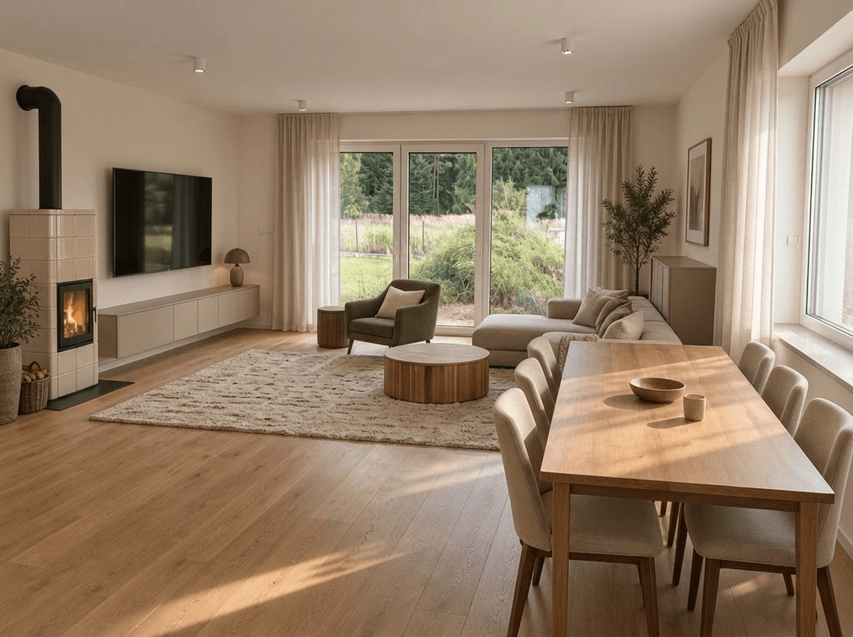Interior design in Contemporary style — Living Room by GenRoom AI