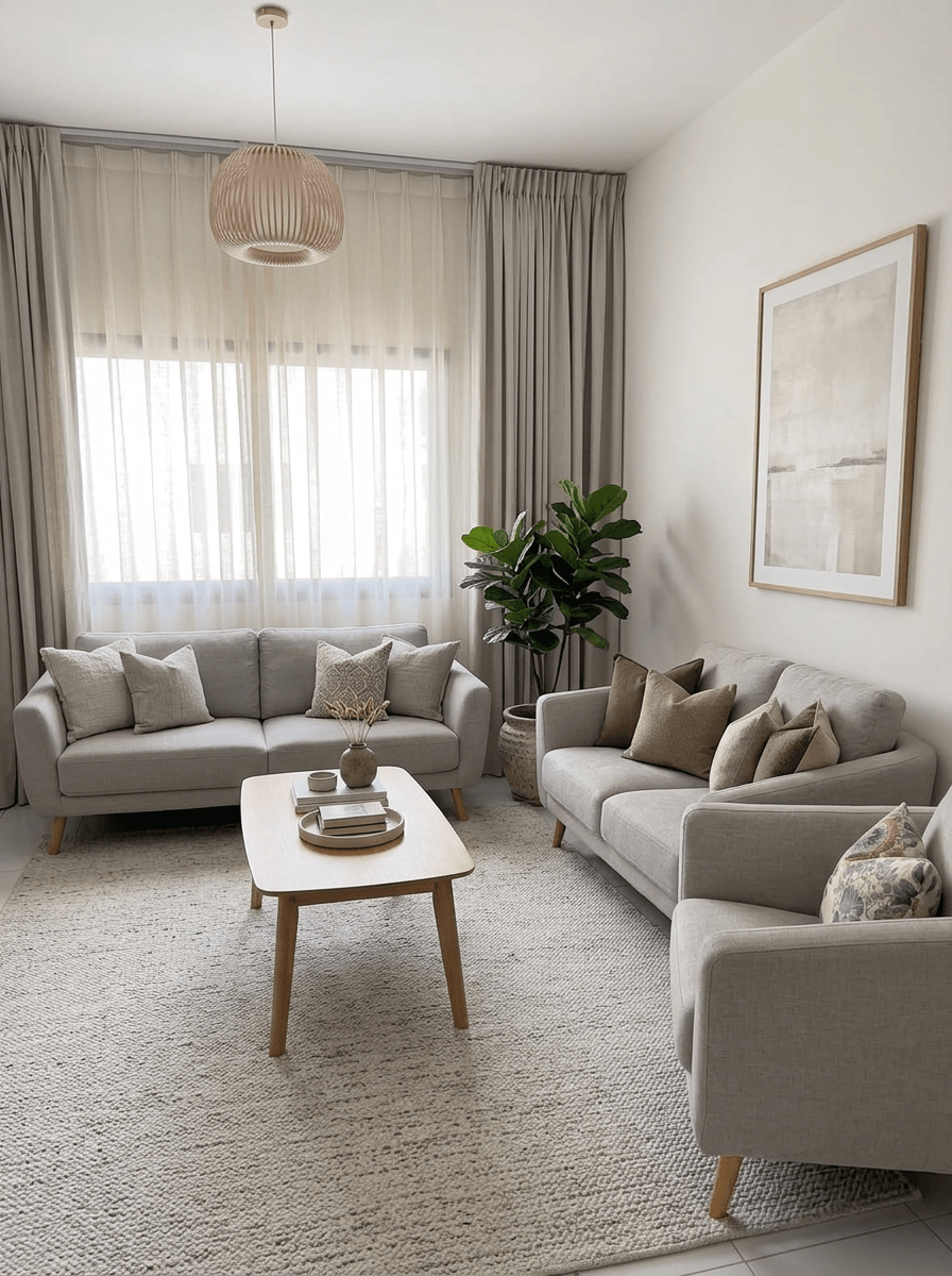Interior design in Scandinavian style — Living Room by GenRoom AI