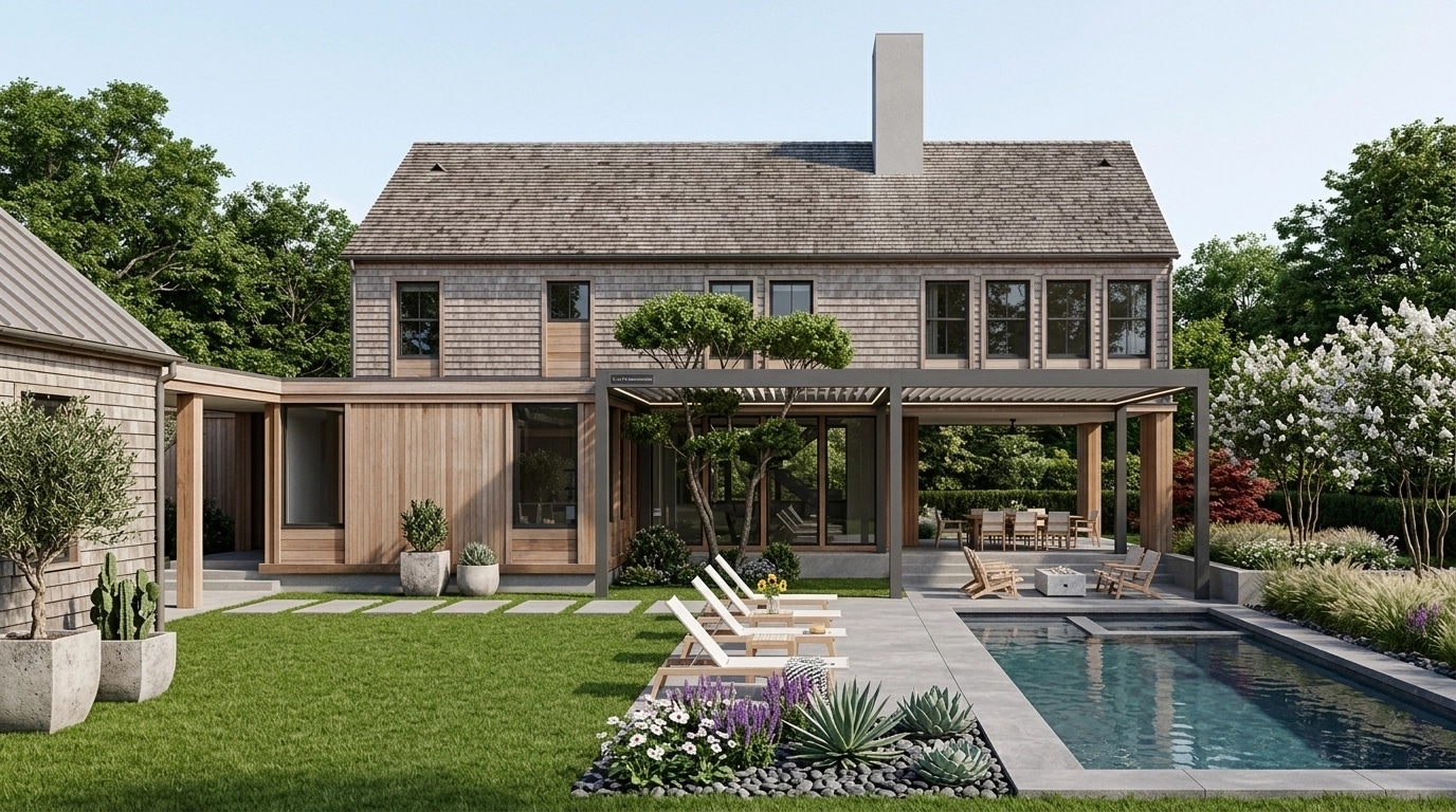 Landscape design in Minimalist Yard style — Yard by GenRoom AI