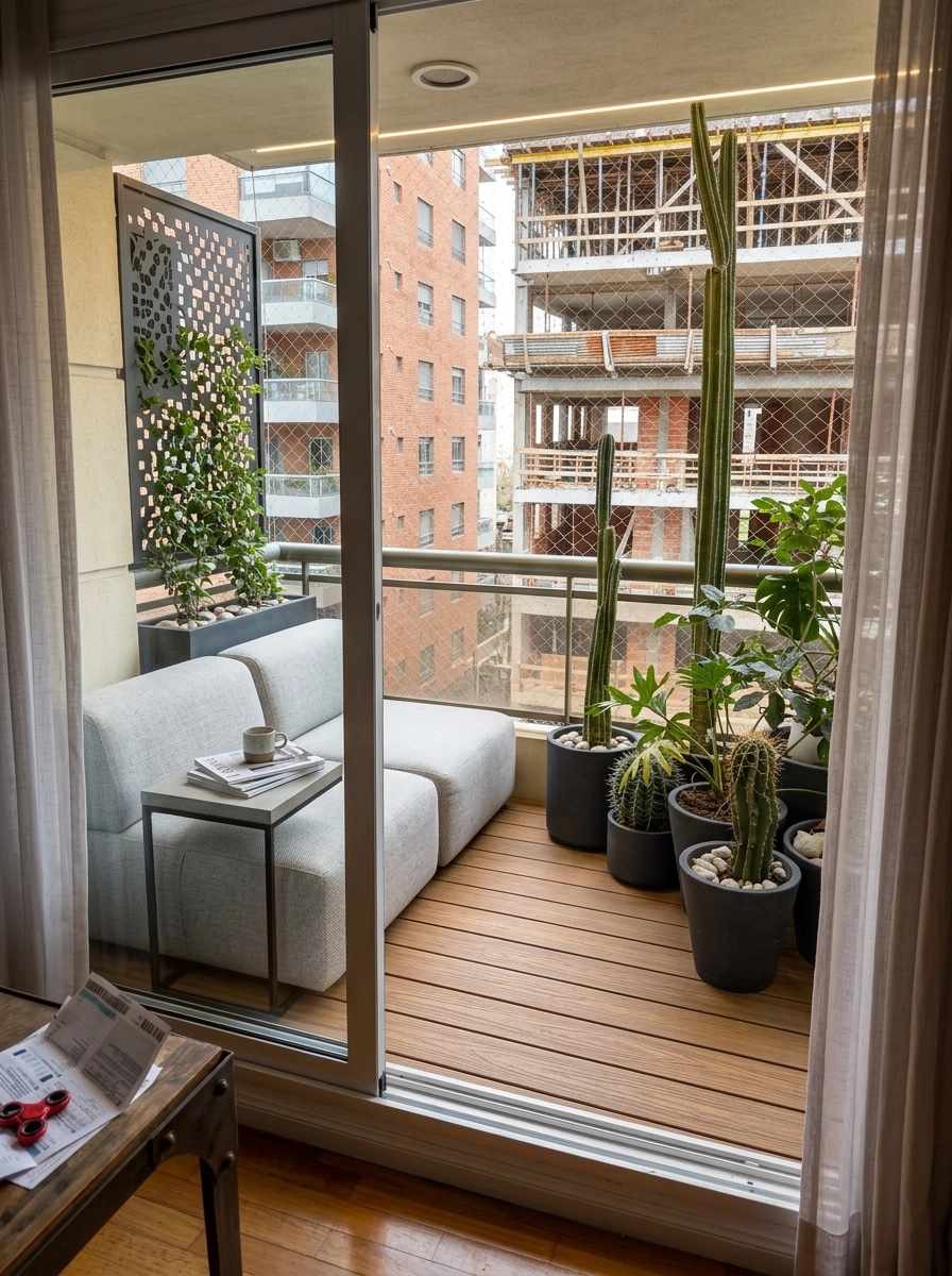 Interior design in Contemporary style — balcony by GenRoom AI