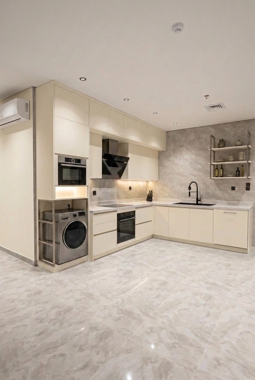 Interior design in Contemporary style — Kitchen by GenRoom AI