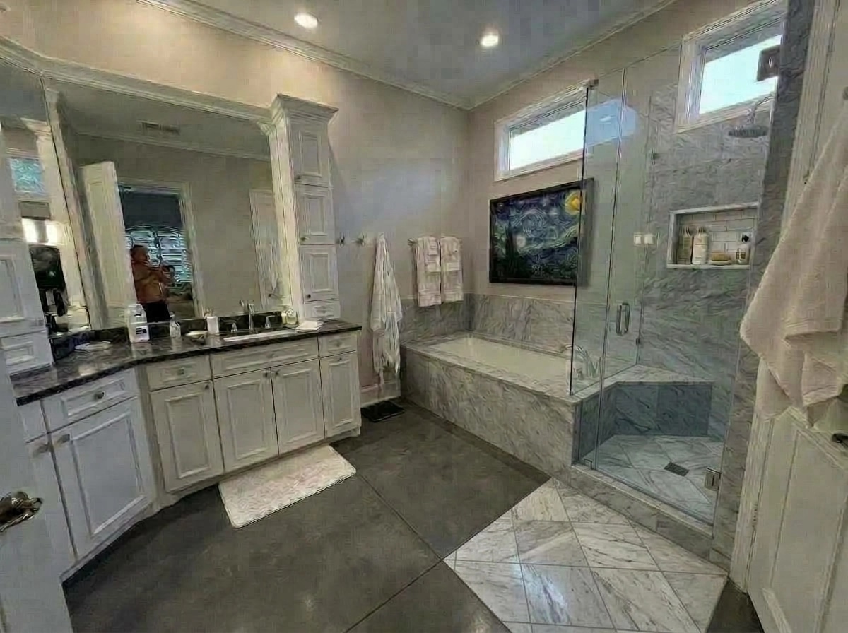 Bathroom interior in no_style style — photo by GenRoom AI