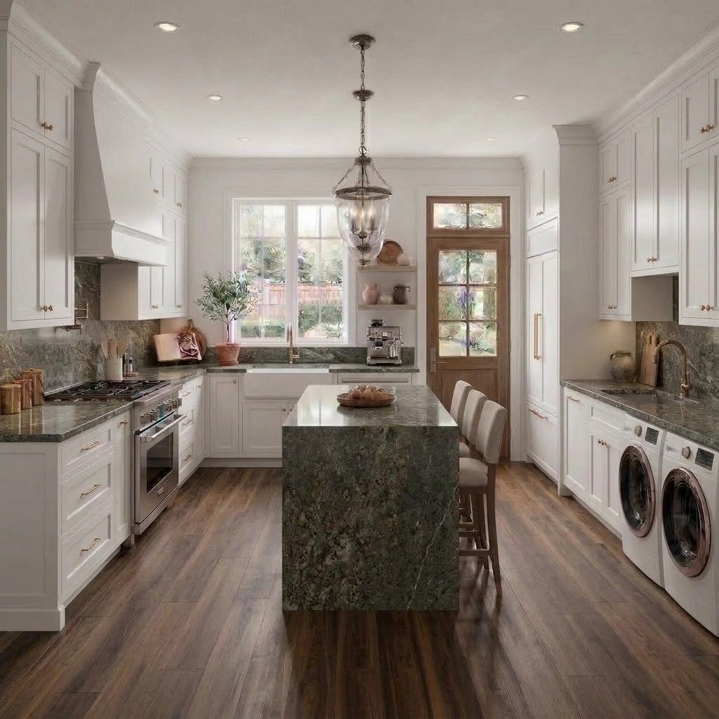 Interior design in Transitional style — Kitchen by GenRoom AI