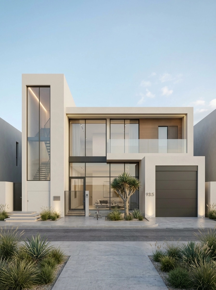 Minimalist Facade Facade design — facade photo by GenRoom AI