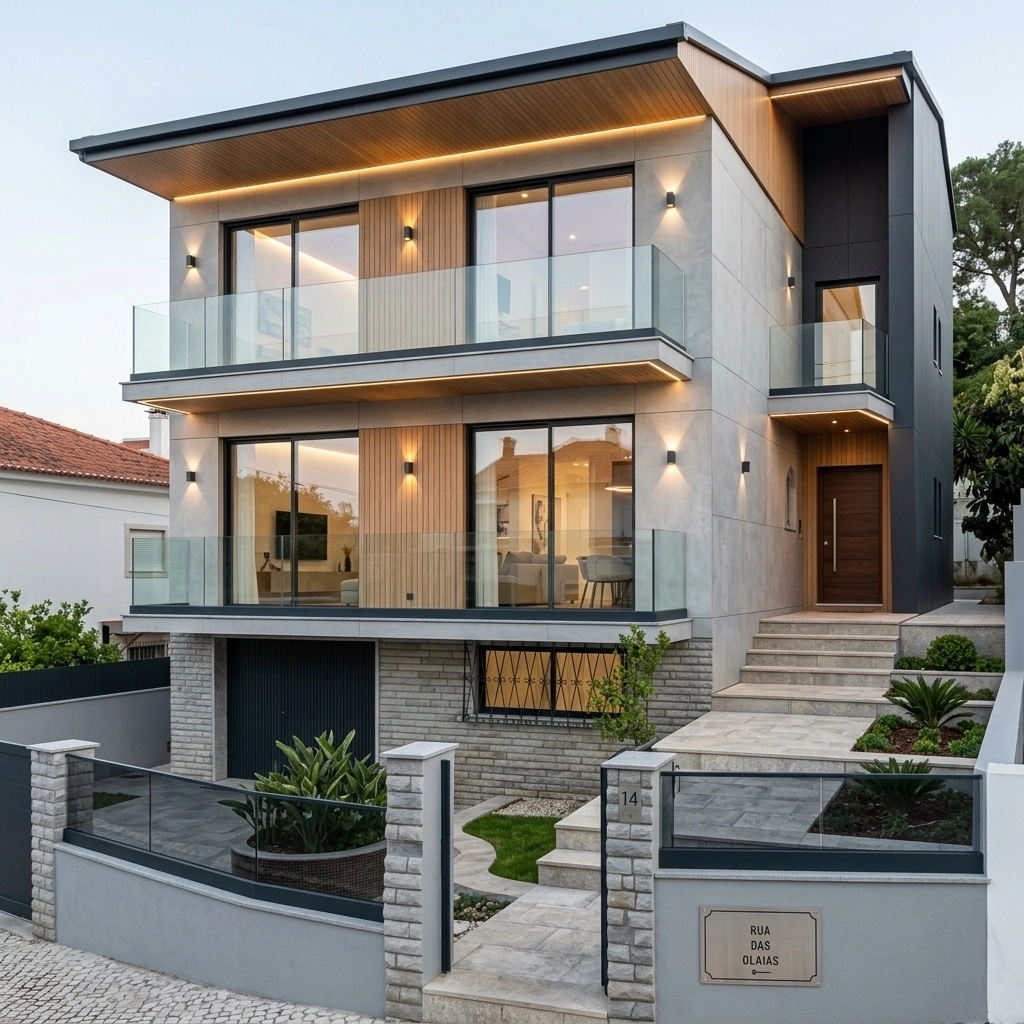 Contemporary Facade Facade design — facade photo by GenRoom AI