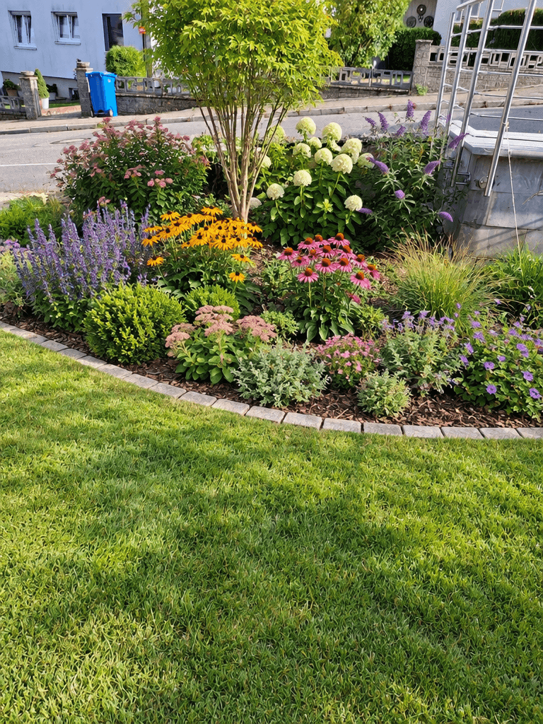 German Garden Yard design — yard photo by GenRoom AI