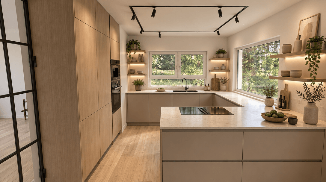 Kitchen interior in no_style style — photo by GenRoom AI