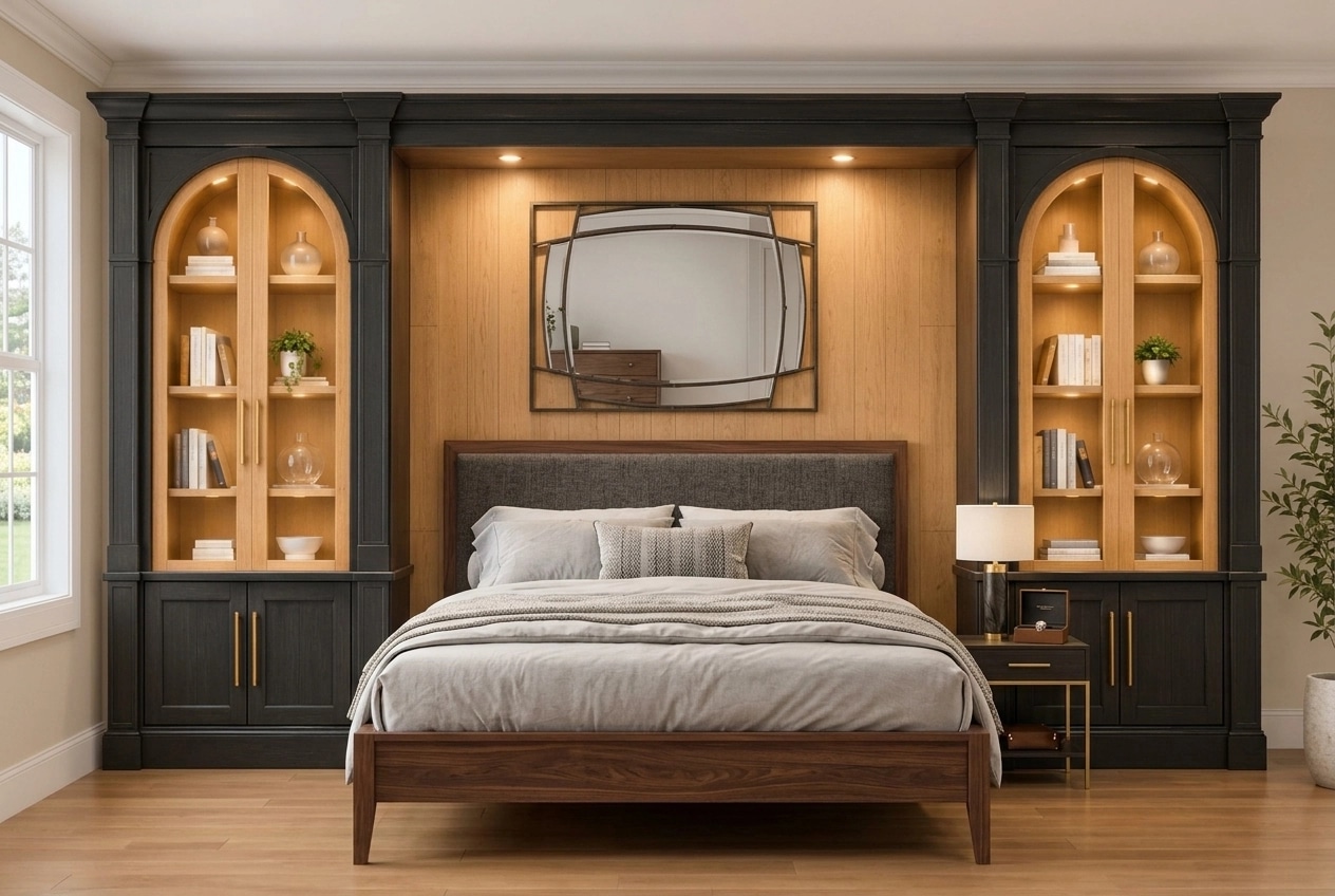 Contemporary Bedroom design — interior photo by GenRoom AI