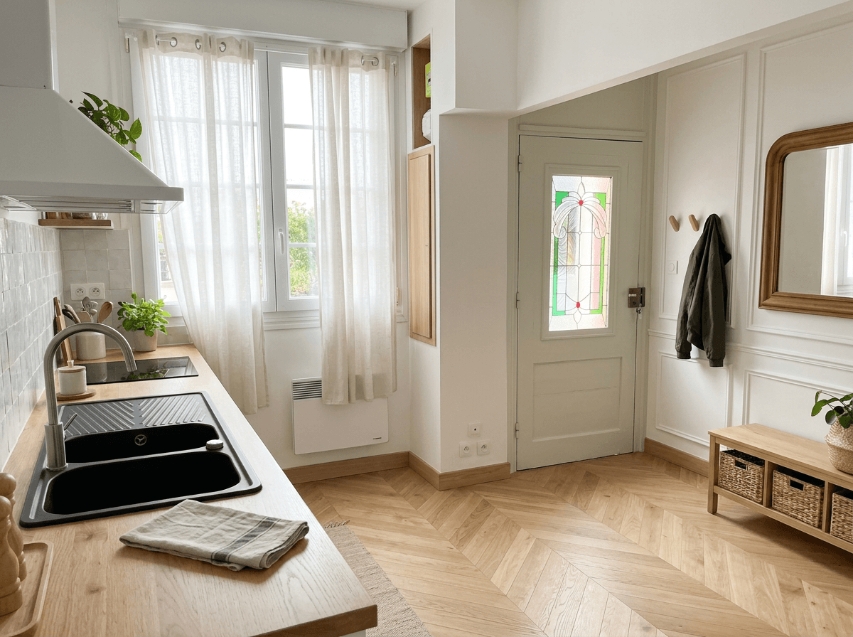 Interior design in Scandinavian style — Kitchen by GenRoom AI