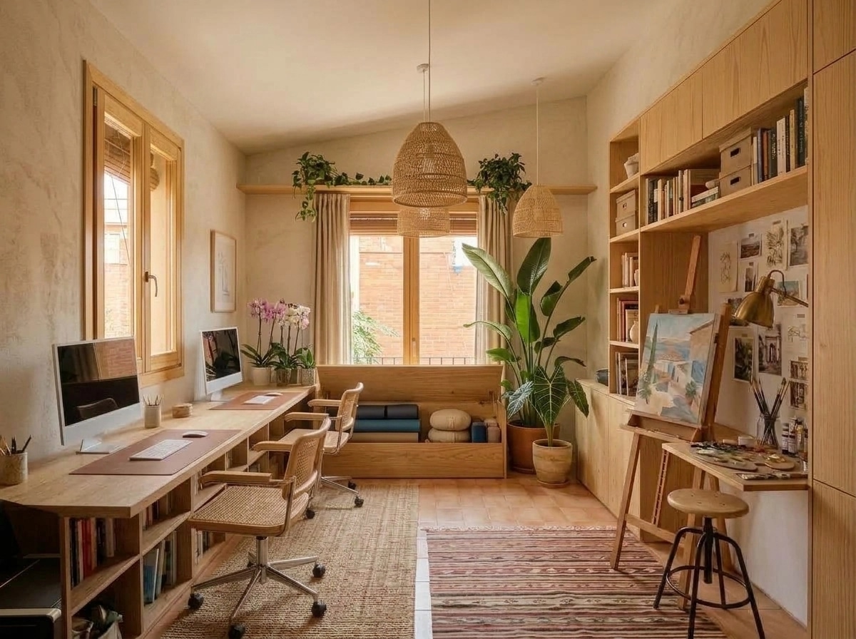 Interior design in Mediterranean style — studio by GenRoom AI