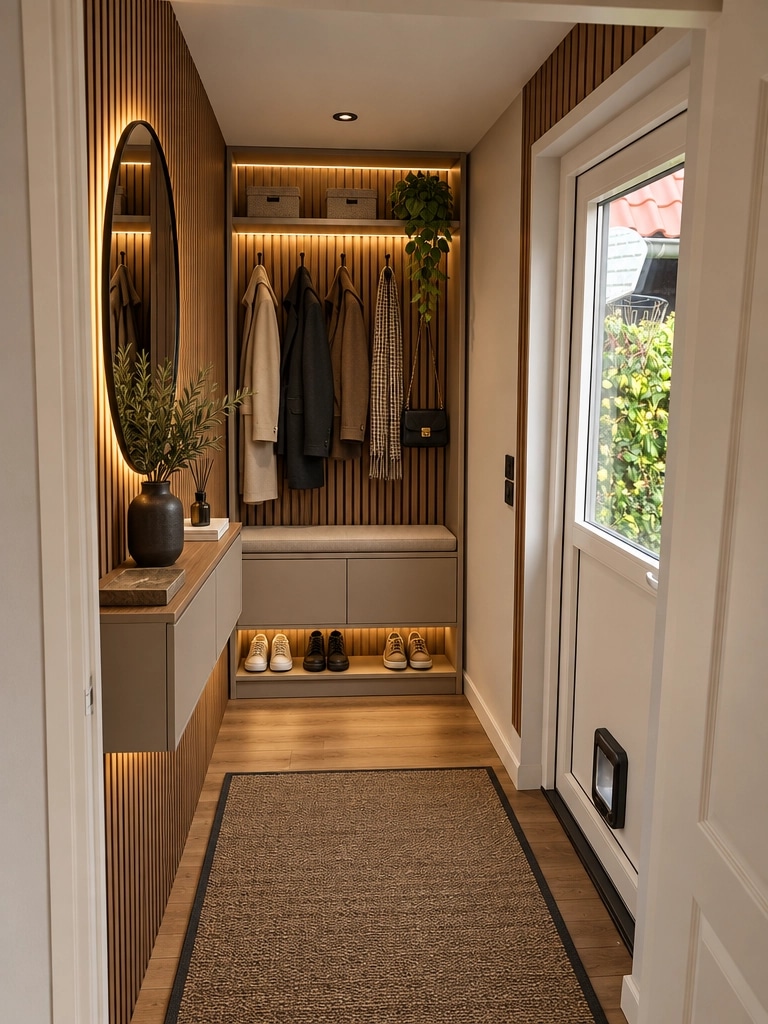 Interior design in Contemporary style — Hallway by GenRoom AI