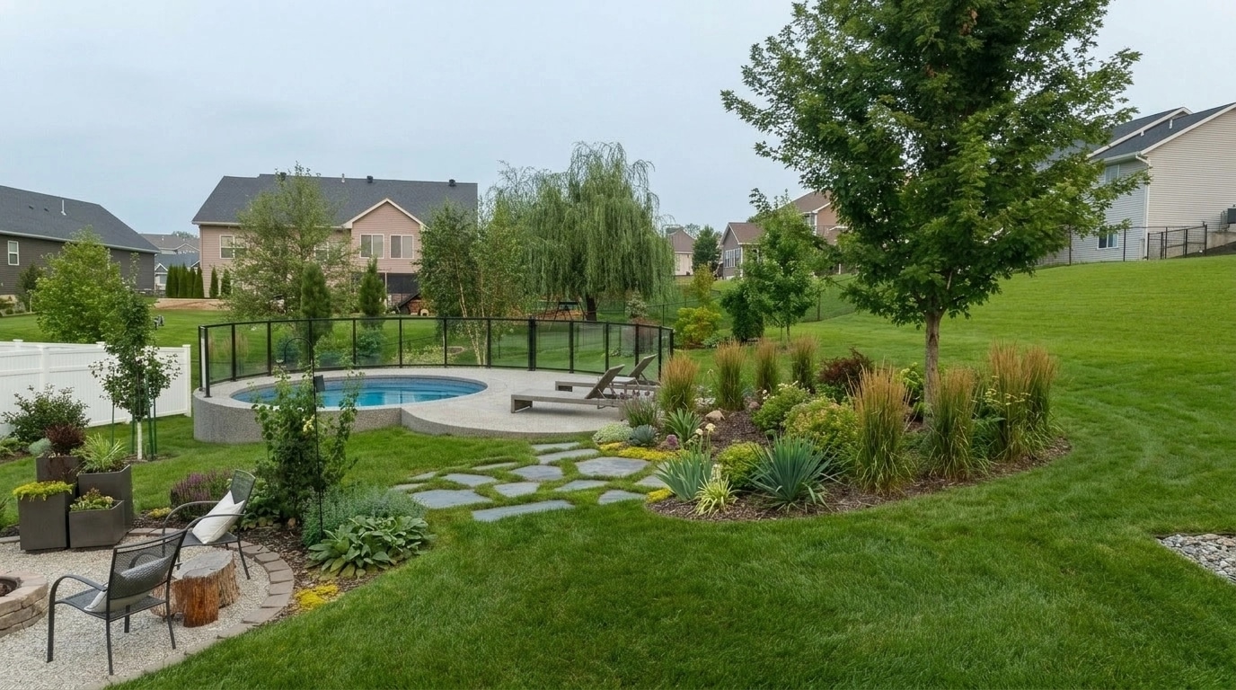 Contemporary Yard Yard design — yard photo by GenRoom AI