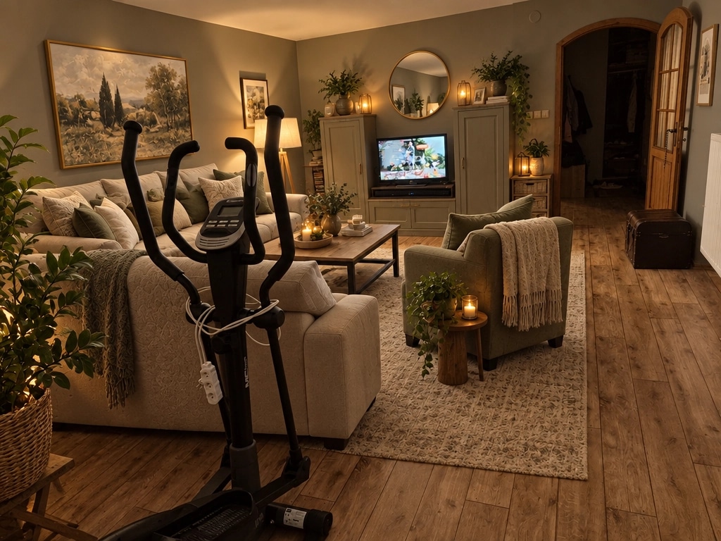 Interior design in Modern Farmhouse style — Living Room by GenRoom AI