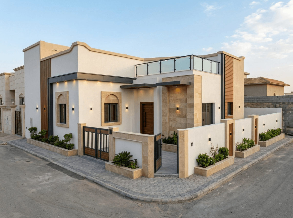 Facade design in Contemporary Facade style — Facade by GenRoom AI