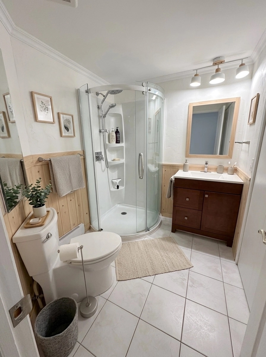 Interior design in Scandinavian style — Bathroom by GenRoom AI