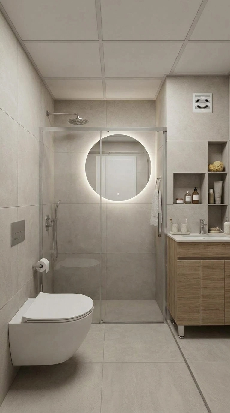 Bathroom interior in no_style style — photo by GenRoom AI