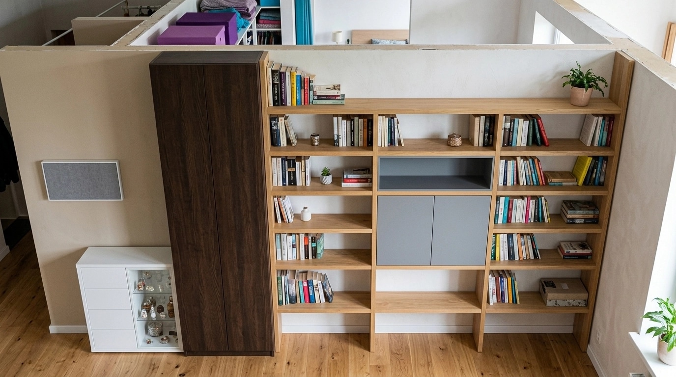 Interior design in Scandinavian style — Living Room by GenRoom AI