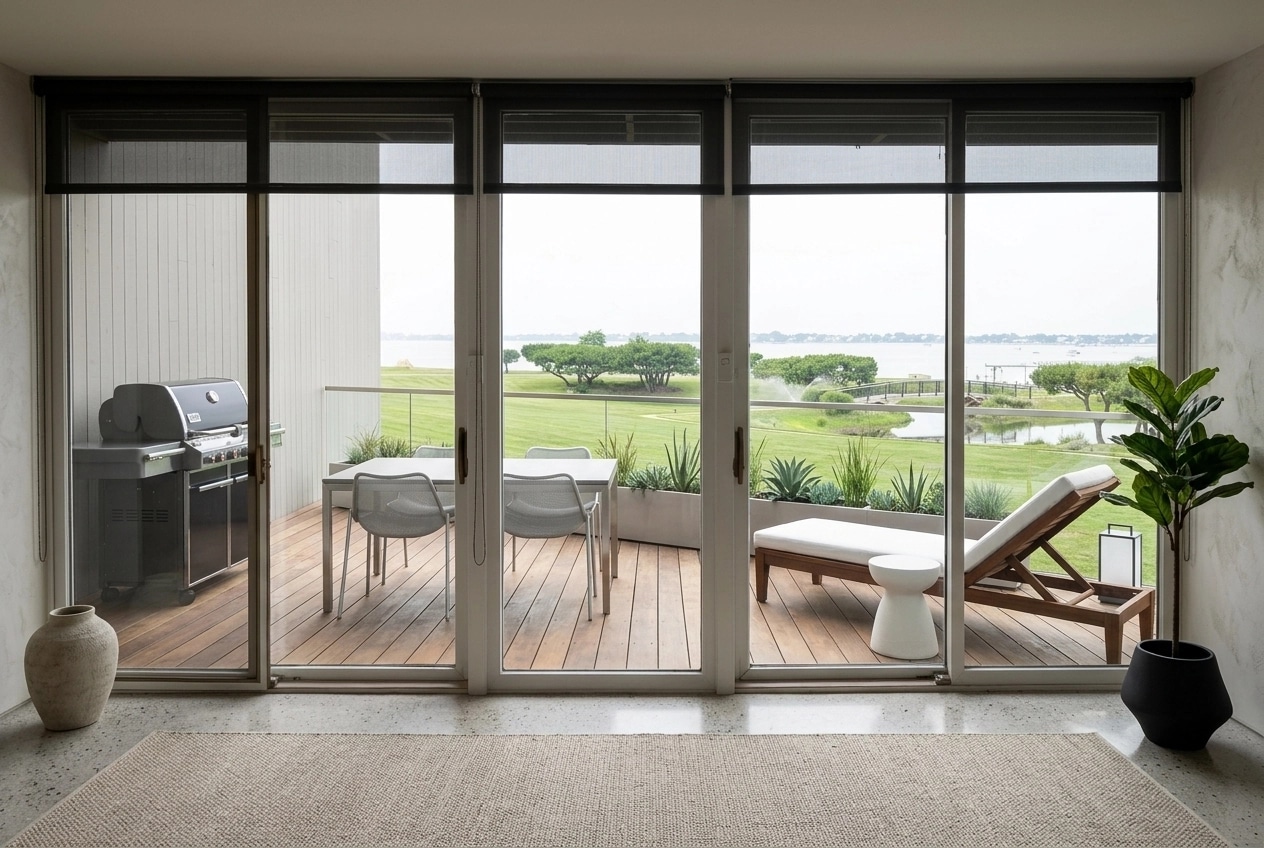Interior design in Minimalism style — terrace by GenRoom AI