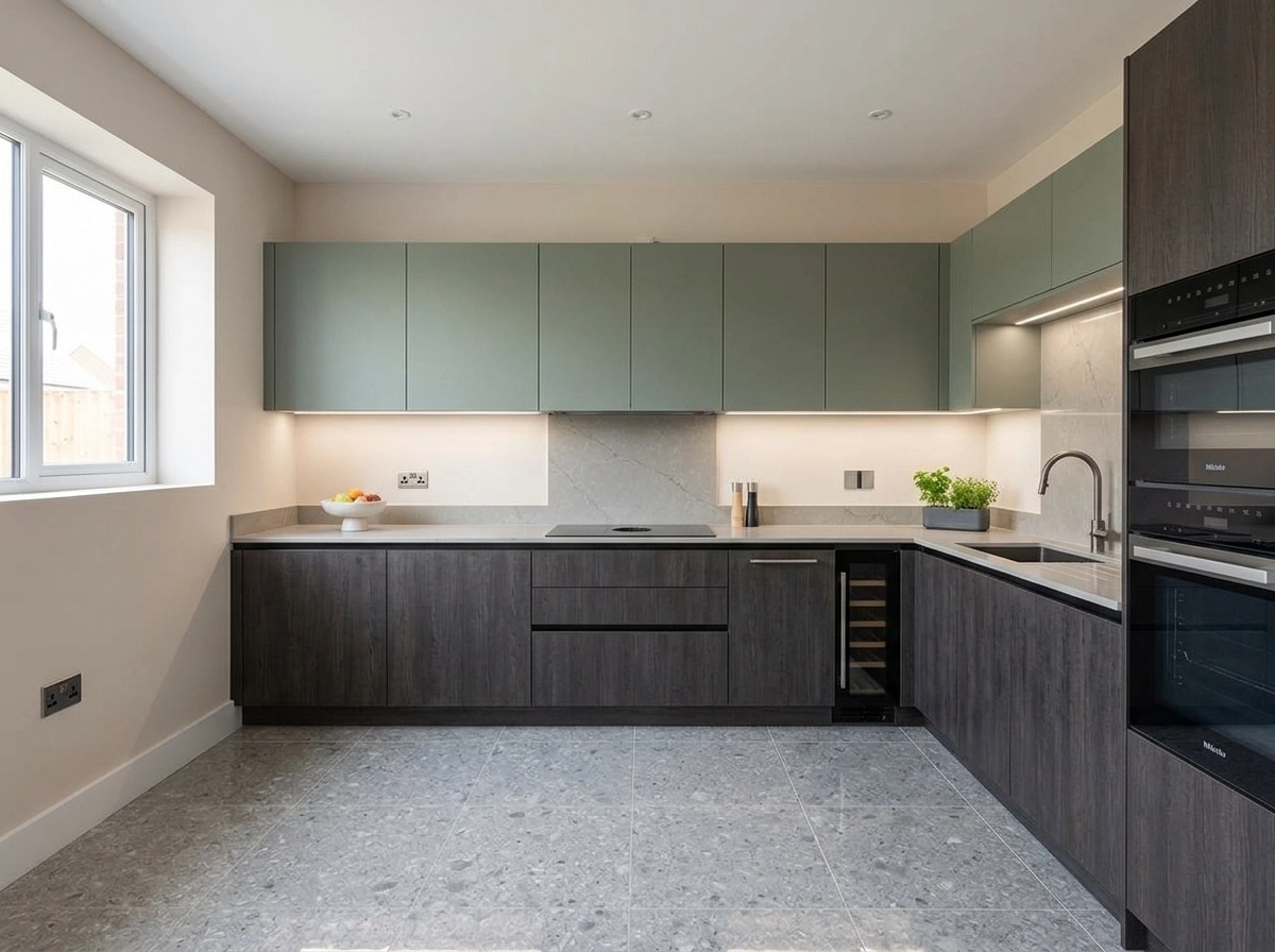 Interior design in Contemporary style — Kitchen by GenRoom AI