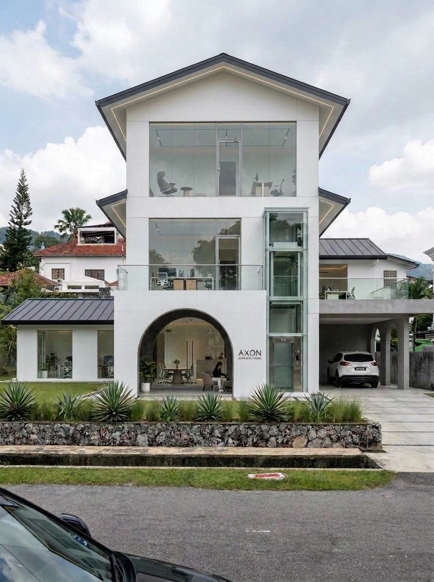 Minimalist Facade Facade design — facade photo by GenRoom AI