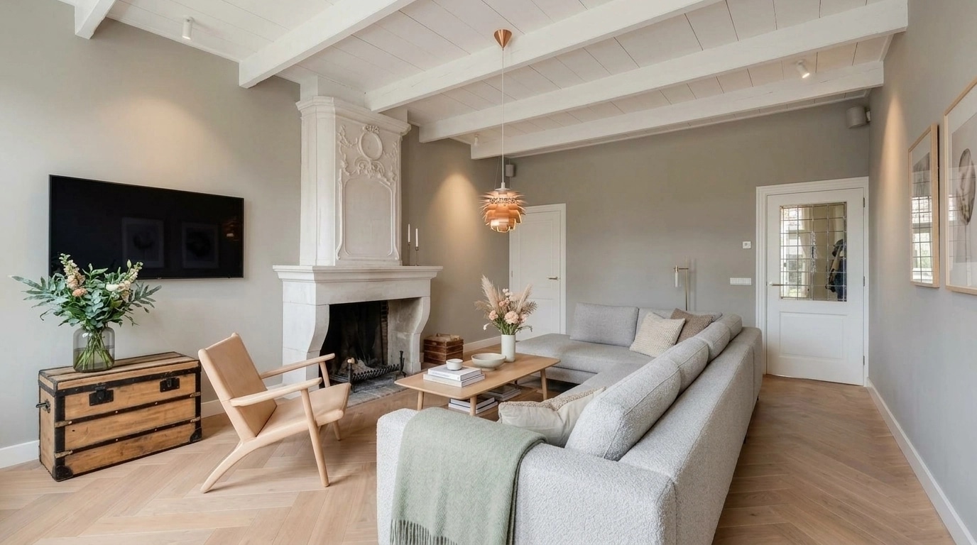 Scandinavian Living Room design — interior photo by GenRoom AI