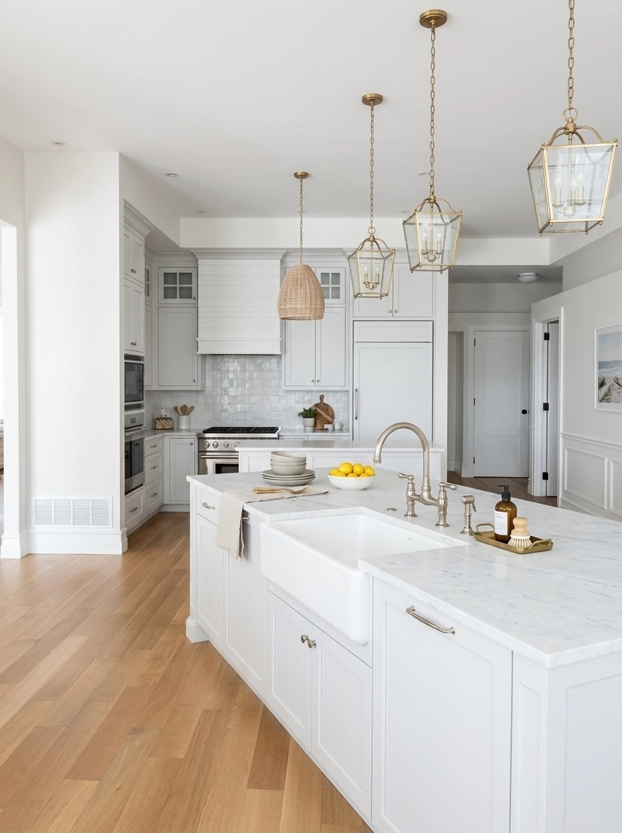 Design d'intérieur en style Coastal / Hamptons — Cuisine par GenRoom AI