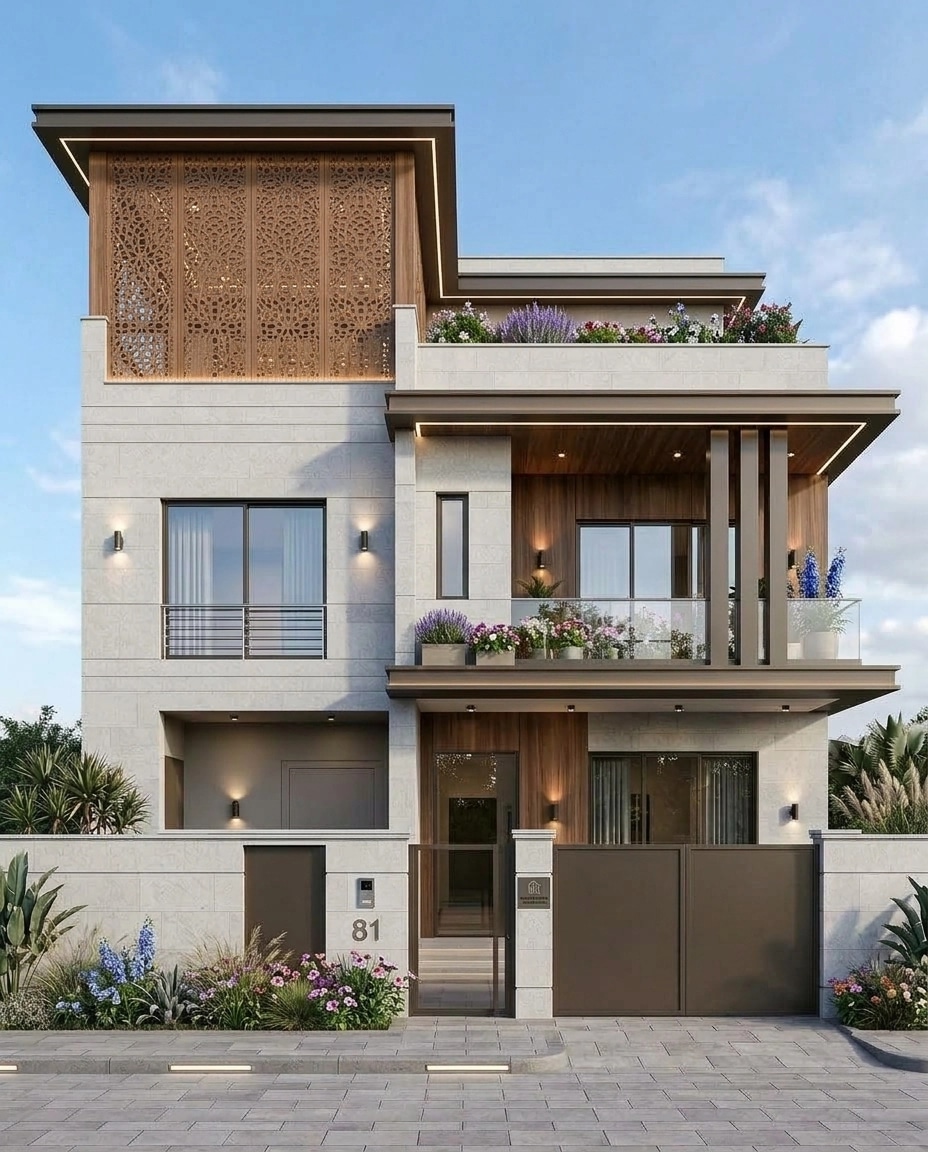 Contemporary Facade Facade design — facade photo by GenRoom AI