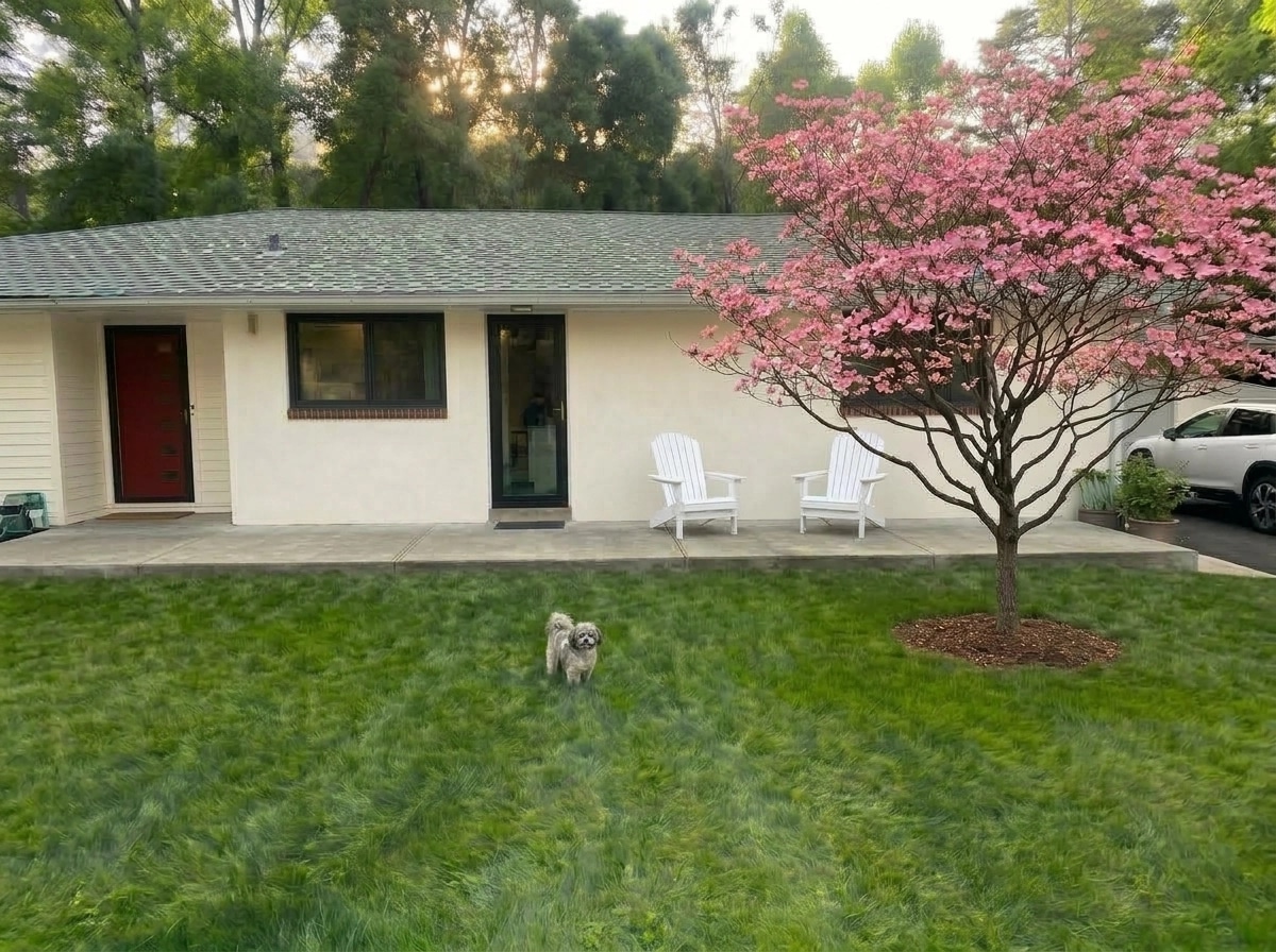 Landscape design in Contemporary Yard style — Yard by GenRoom AI