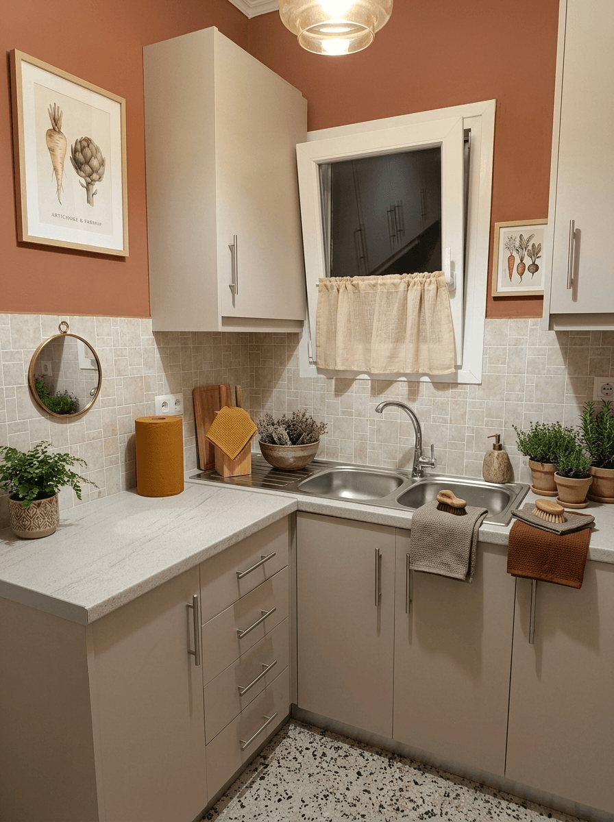 Biophilic Kitchen design — interior photo by GenRoom AI