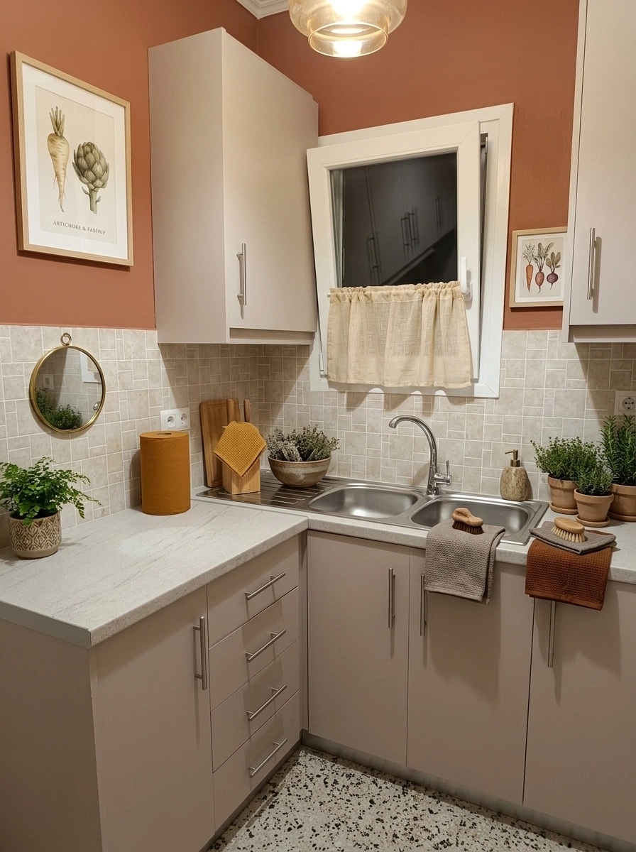 Interior design in Biophilic style — Kitchen by GenRoom AI