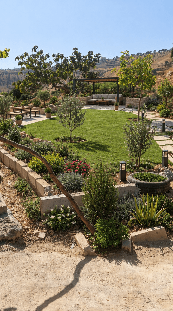 Yard design in no_style style — photo by GenRoom AI