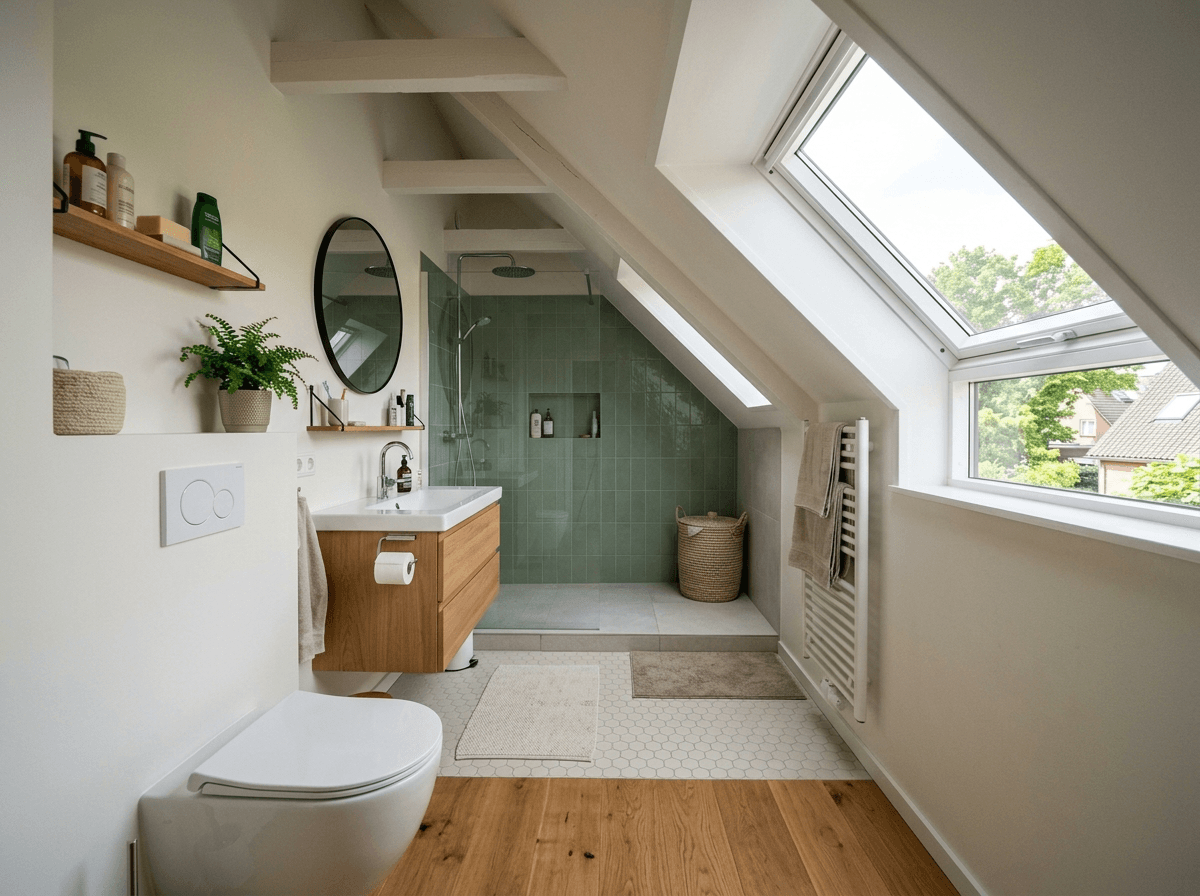 Bathroom interior in no_style style — photo by GenRoom AI