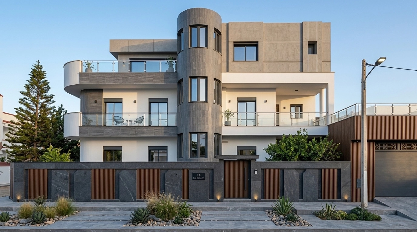 Contemporary Facade Facade design — facade photo by GenRoom AI