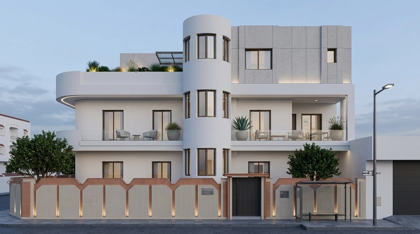 Facade design in Minimalist Facade style — Facade by GenRoom AI