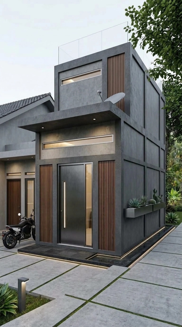 Minimalist Facade Facade design — facade photo by GenRoom AI