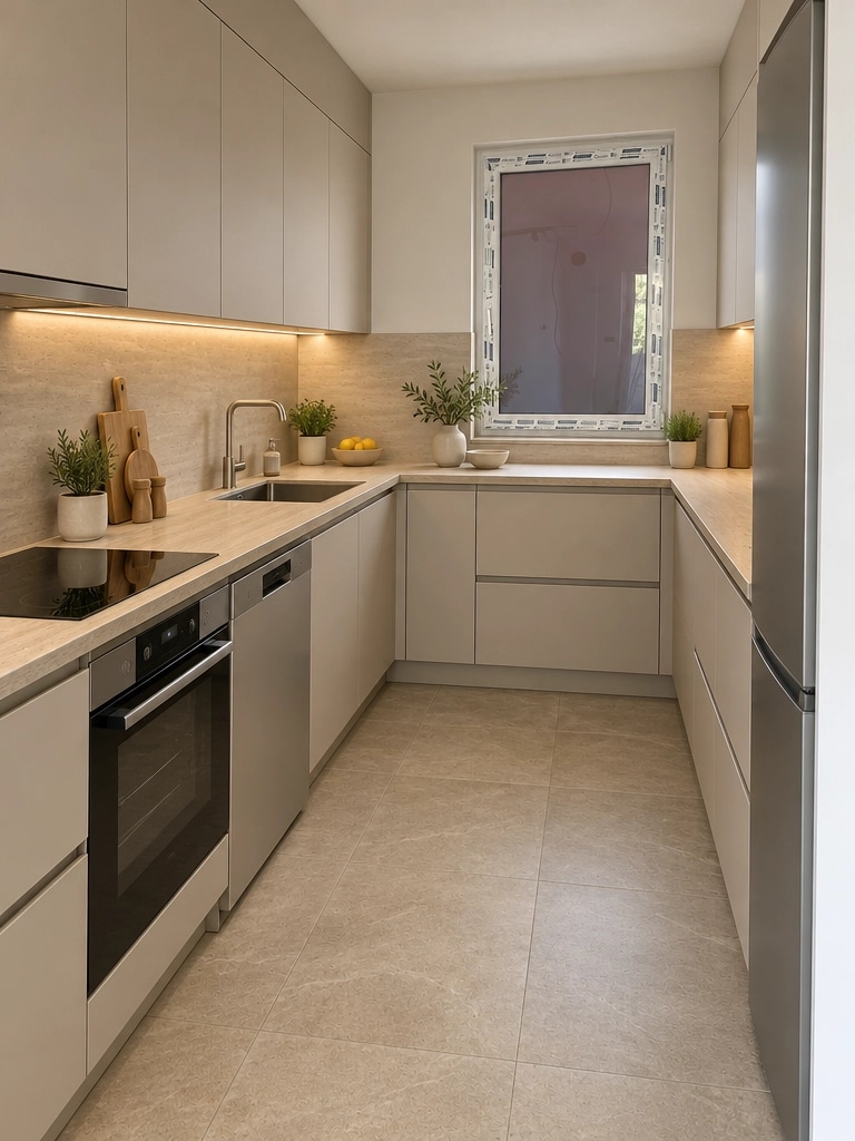 Interior design in Scandinavian style — Kitchen by GenRoom AI