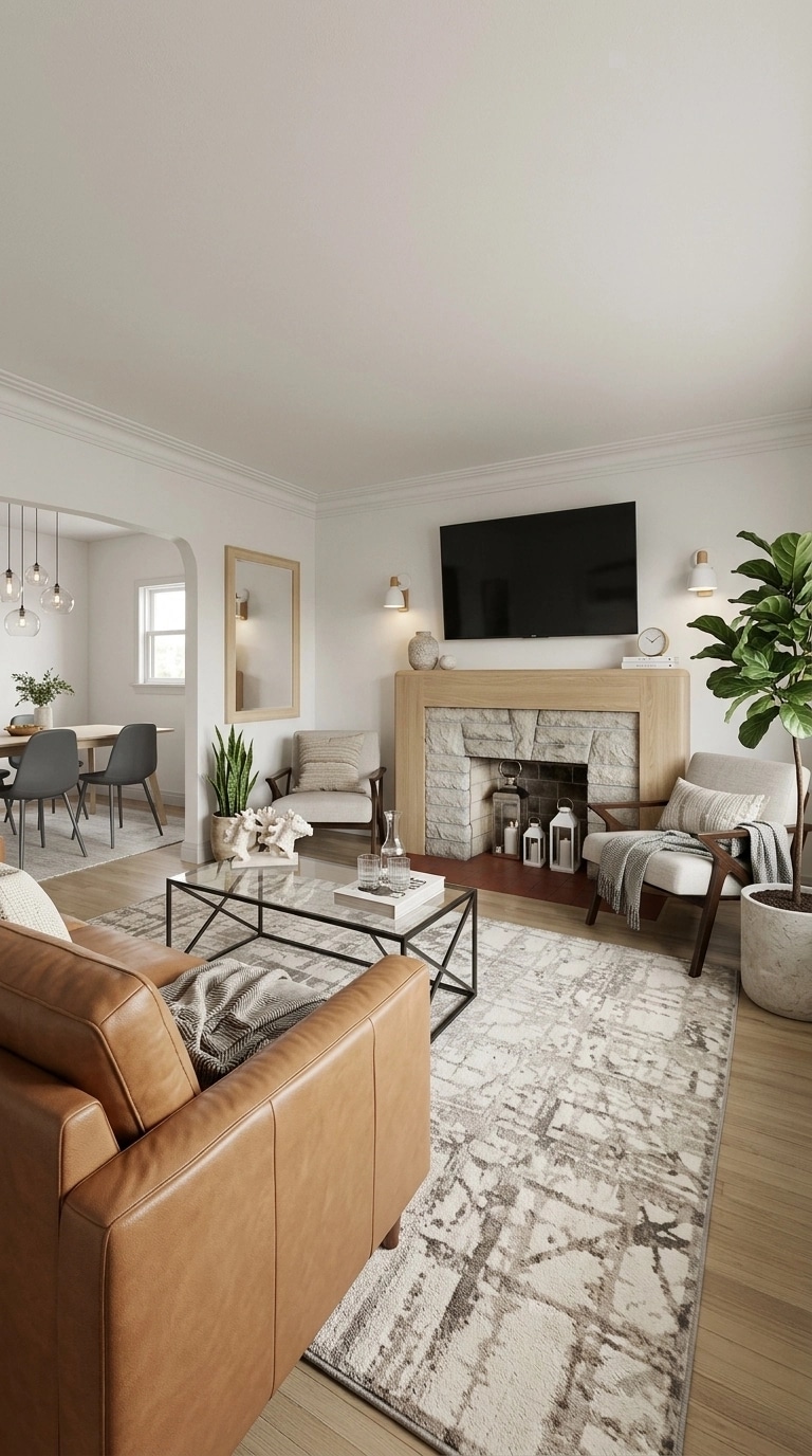 Scandinavian Living Room design — interior photo by GenRoom AI