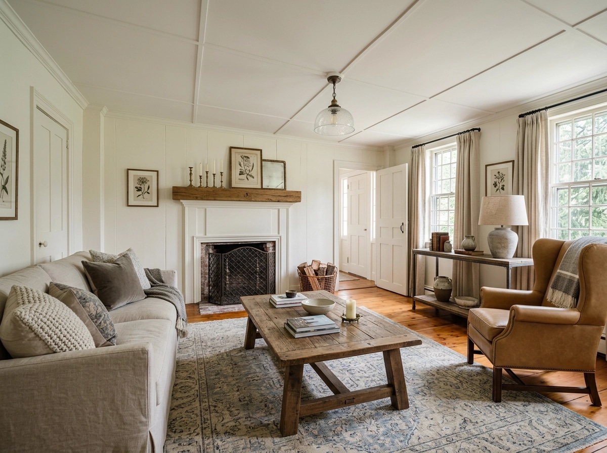 Modern Farmhouse Living Room design — interior photo by GenRoom AI