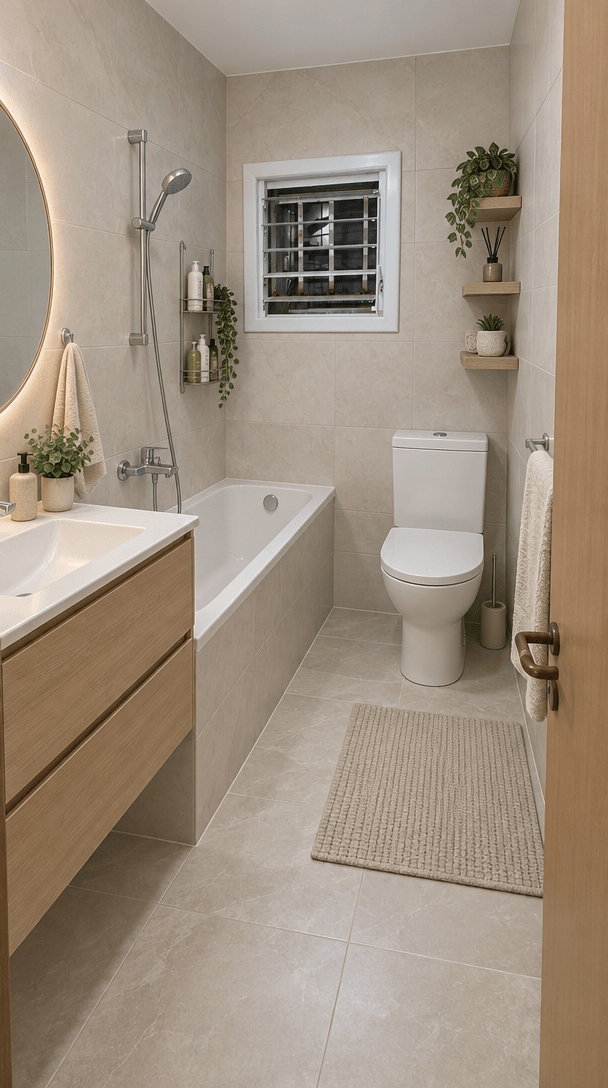 Bathroom interior in no_style style — photo by GenRoom AI
