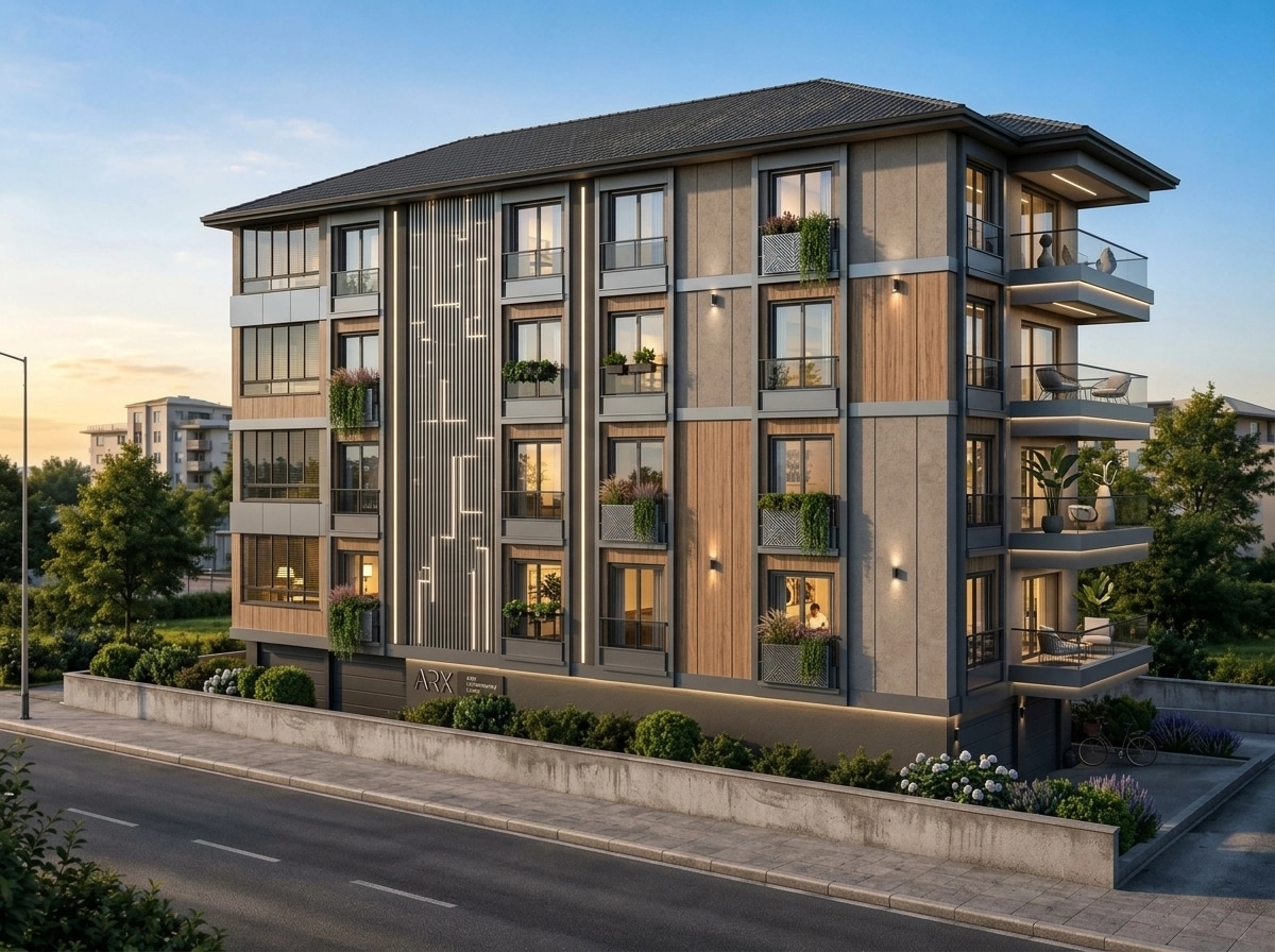 Contemporary Facade Facade design — facade photo by GenRoom AI