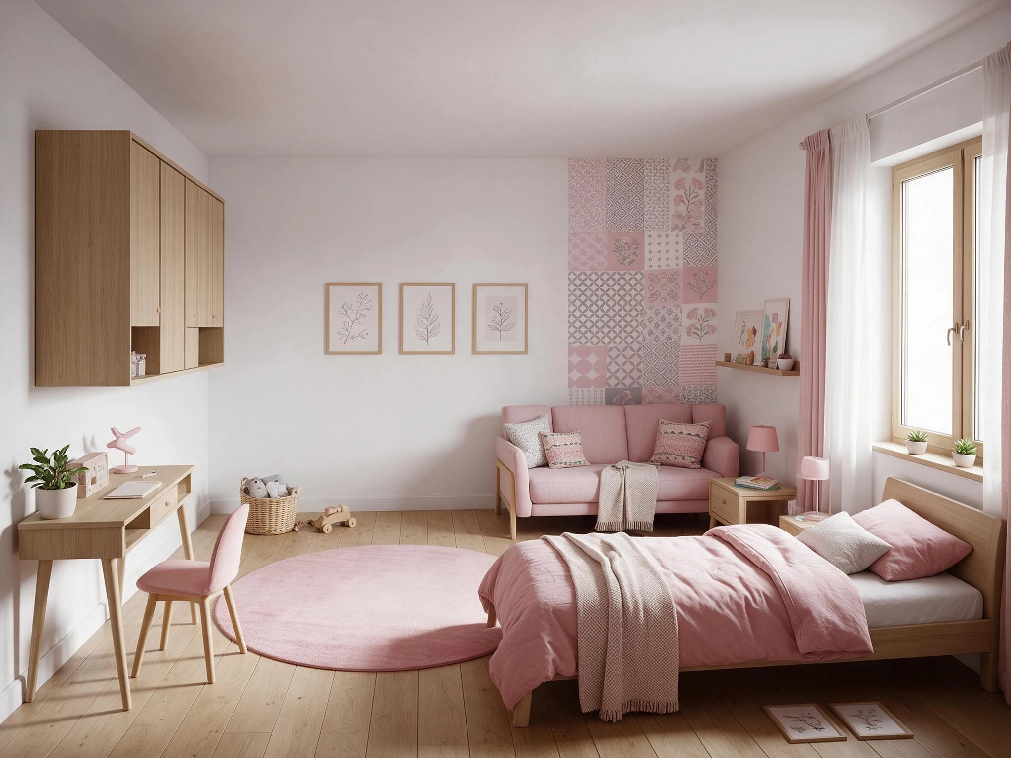 Scandinavian Bedroom design — interior photo by GenRoom AI
