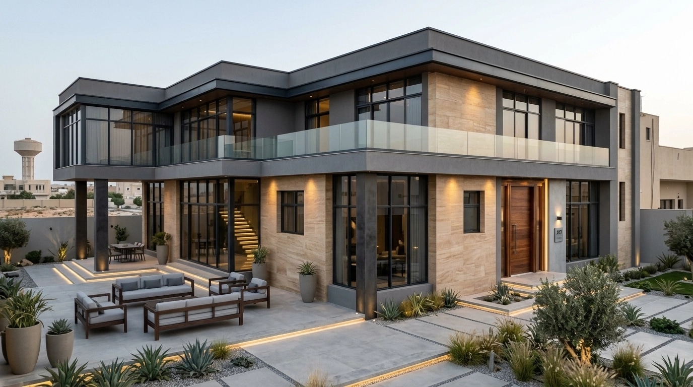Contemporary Facade Facade design — facade photo by GenRoom AI