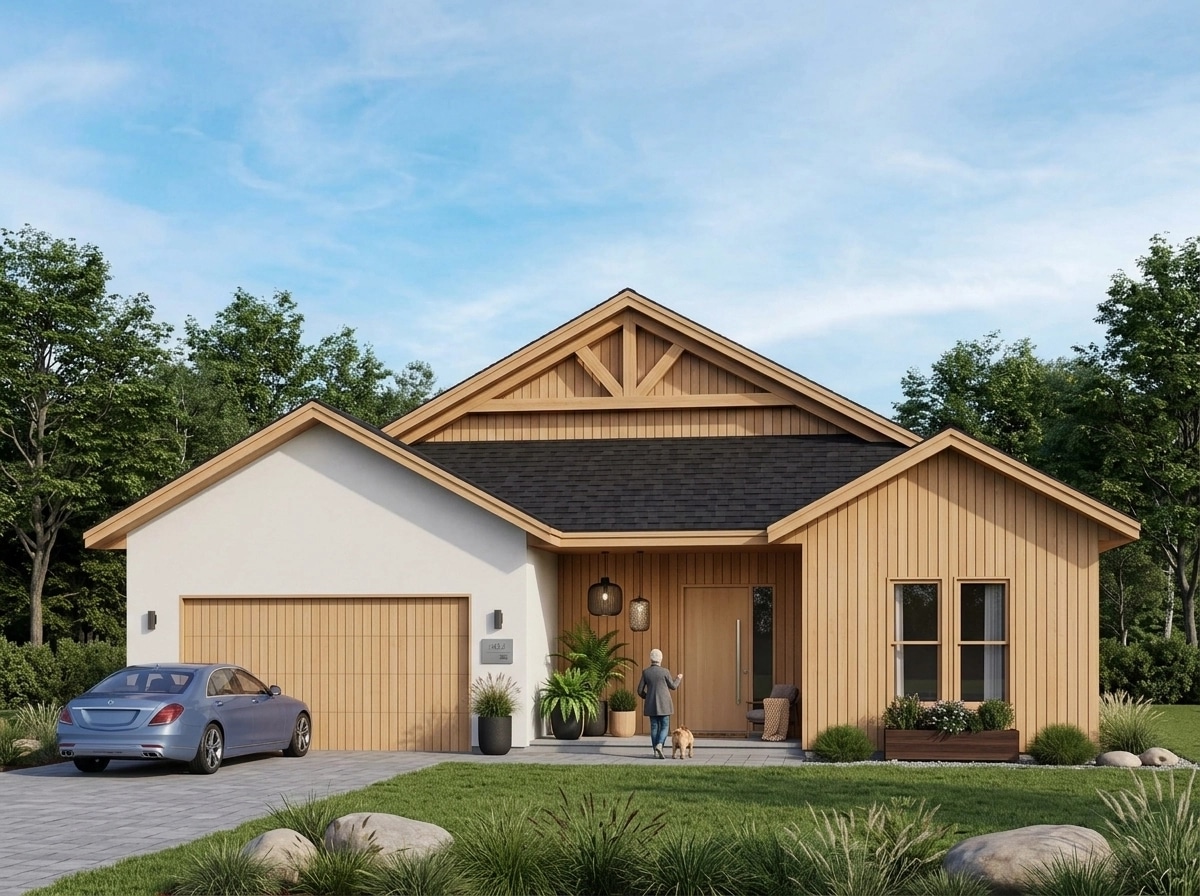 Scandinavian Facade Facade design — facade photo by GenRoom AI