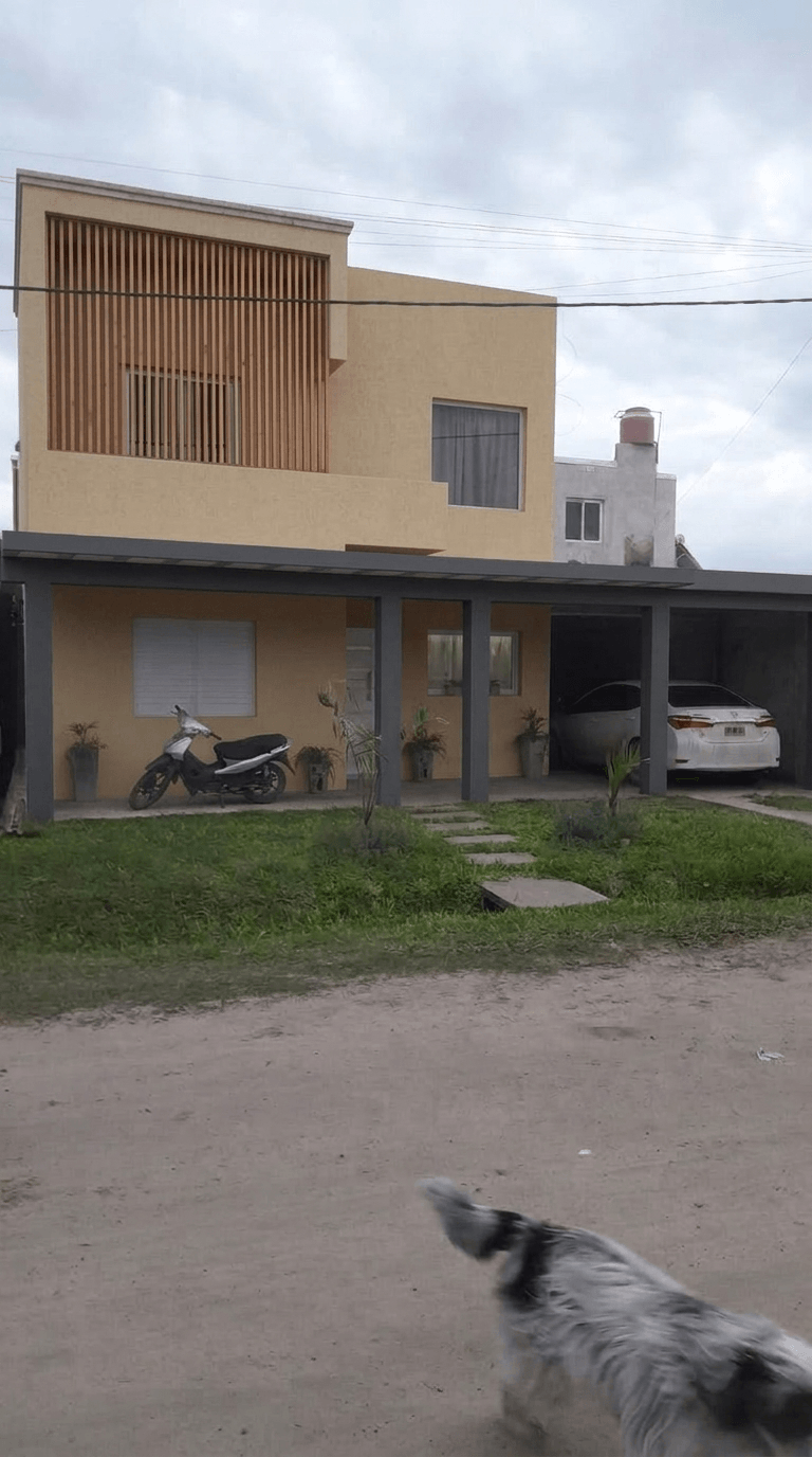 Design della facciata in stile Contemporary Facade — Facciata di GenRoom AI
