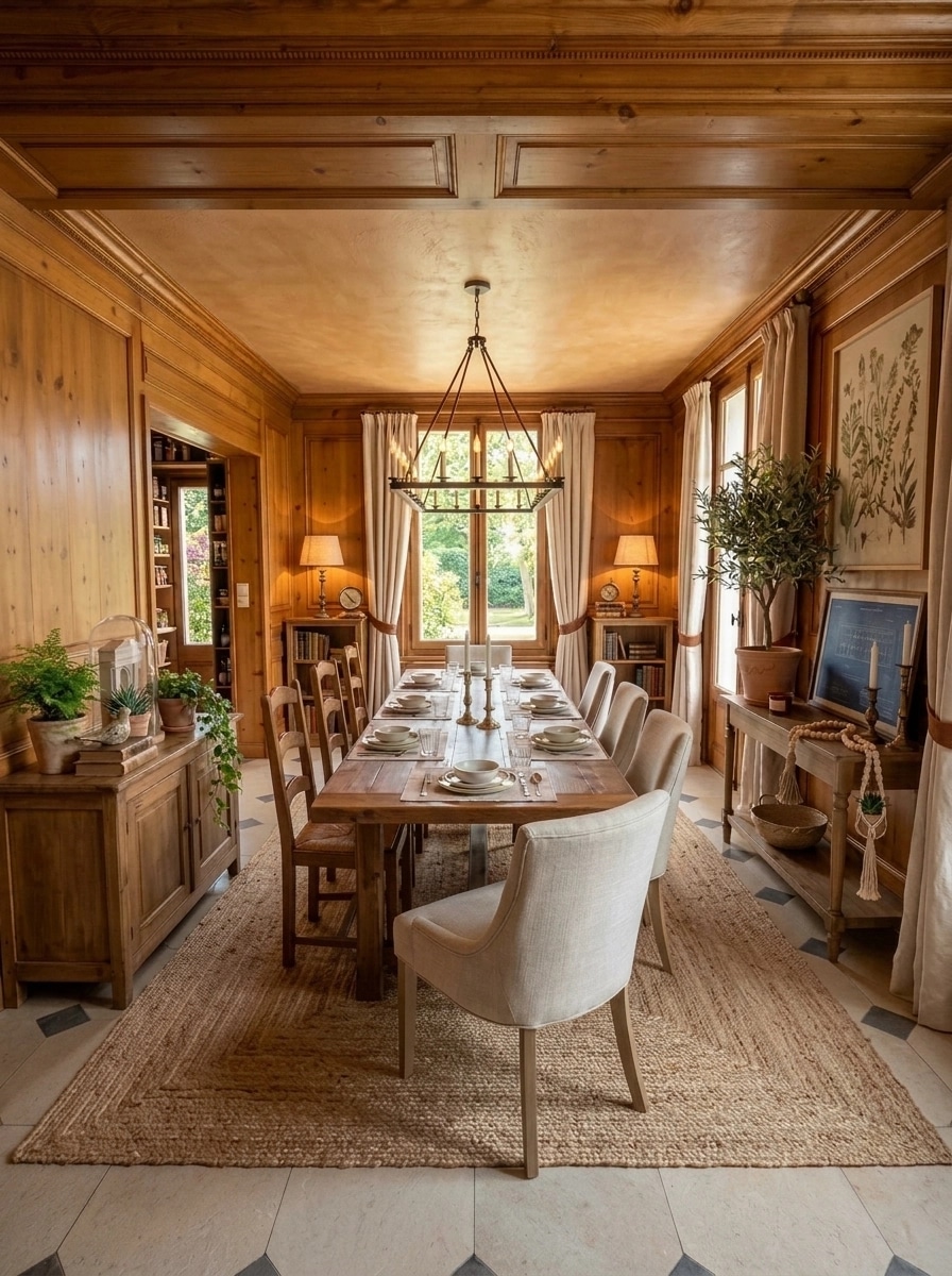 Interior design in Modern Farmhouse style — dining_room by GenRoom AI