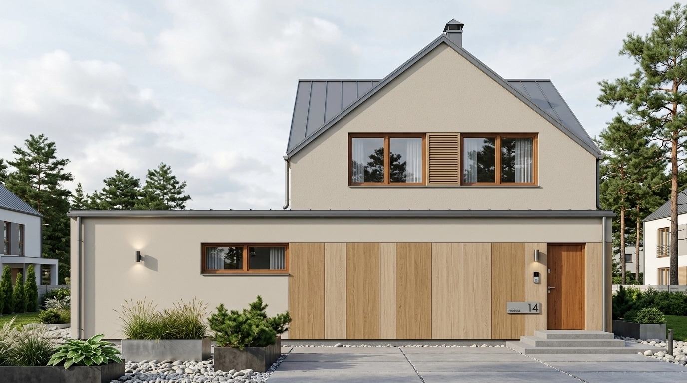 Scandinavian Facade Facade design — facade photo by GenRoom AI