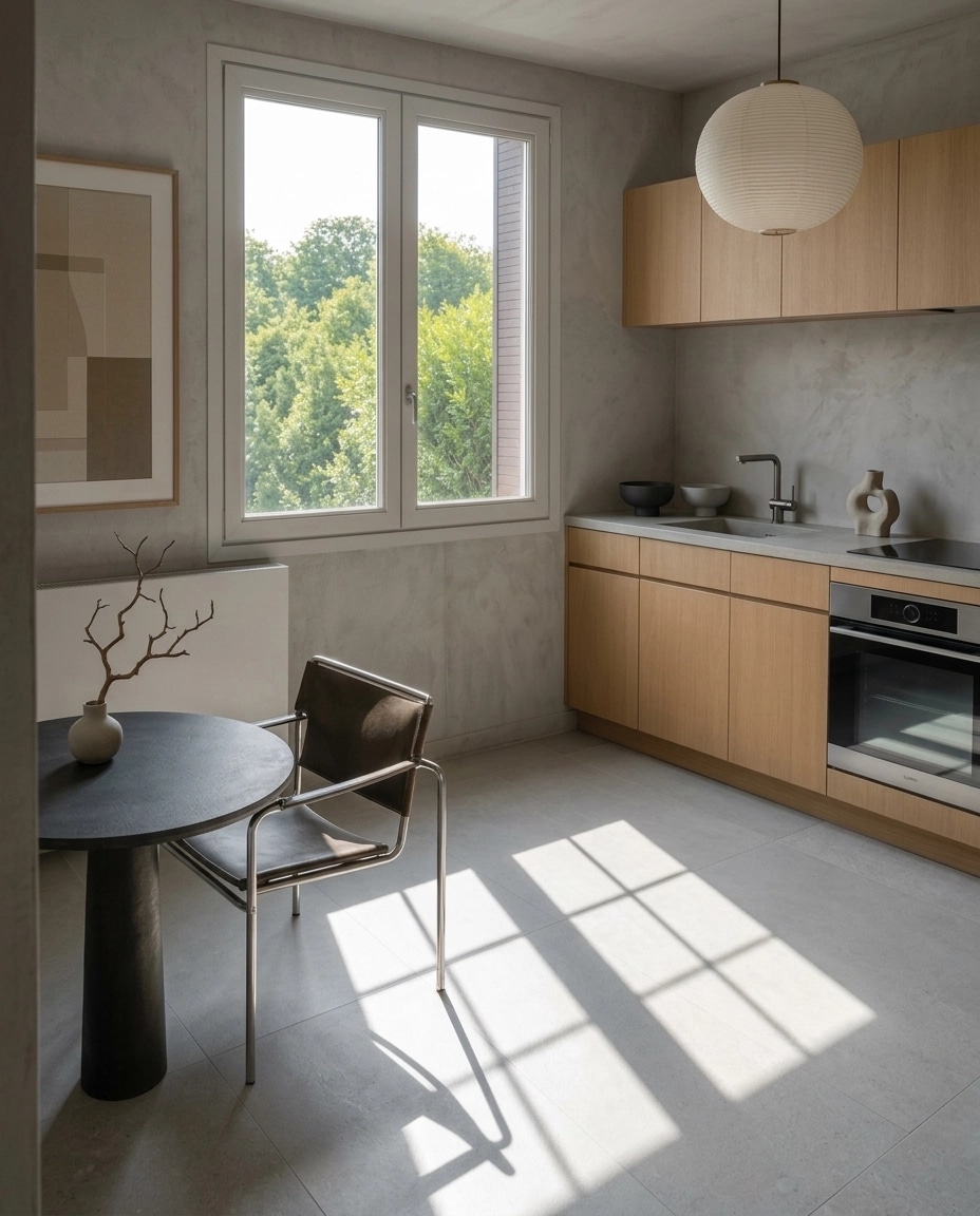 Minimalism Kitchen design — interior photo by GenRoom AI