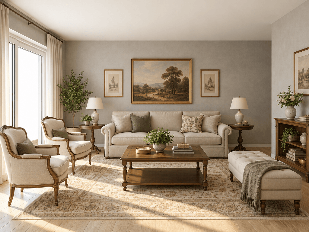 Interior design in Classic style — Living Room by GenRoom AI