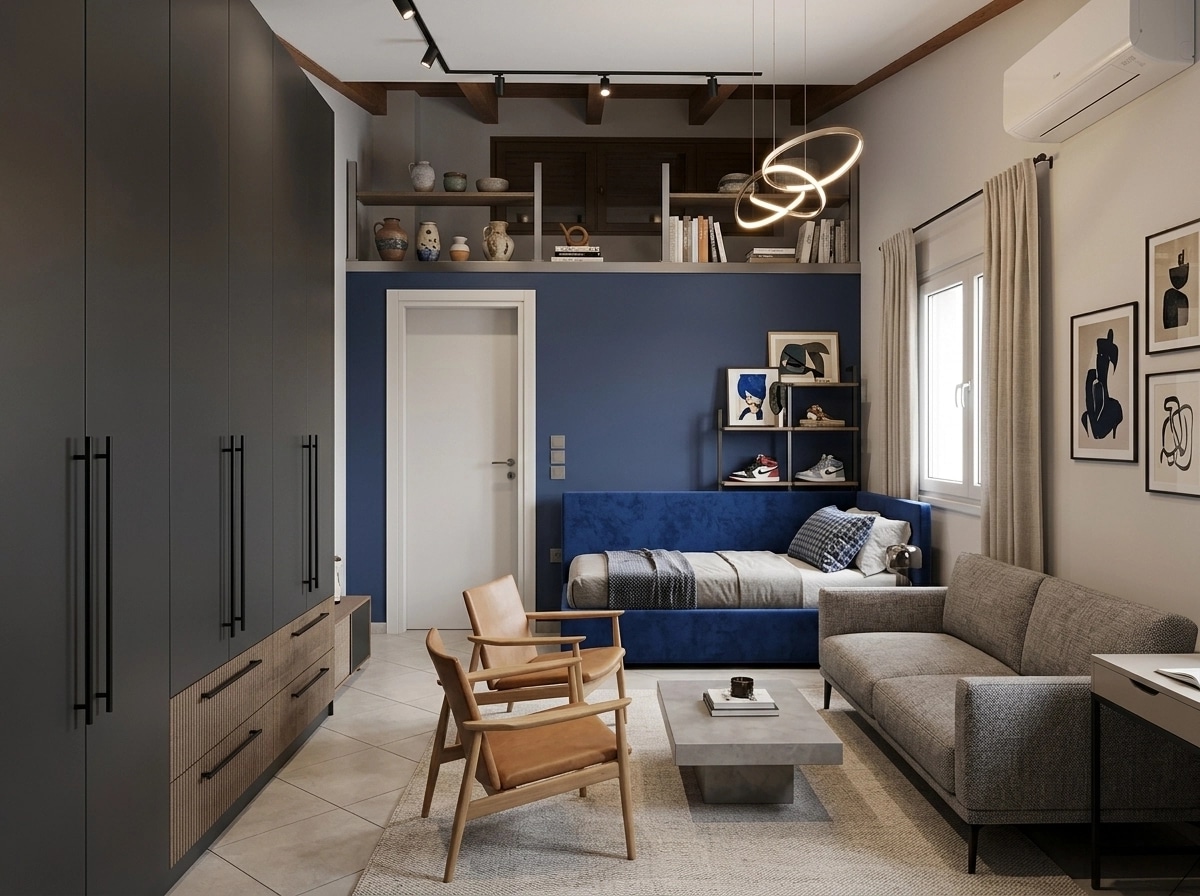 Interior design in Contemporary style — Living Room by GenRoom AI
